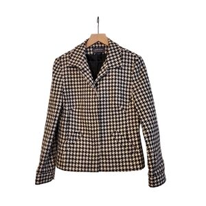 Harold’s 100% Wool Houndstooth Blazer/Jacket, Size 8